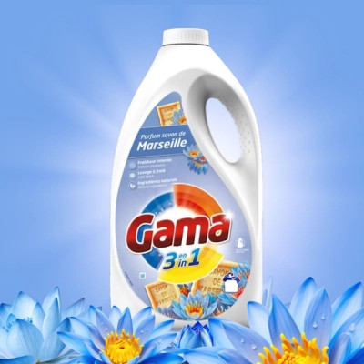 Гель для прання Gama Marseille З ароматом марсельського мила 1.98 л (8435495845188) Вінниця - фото 2