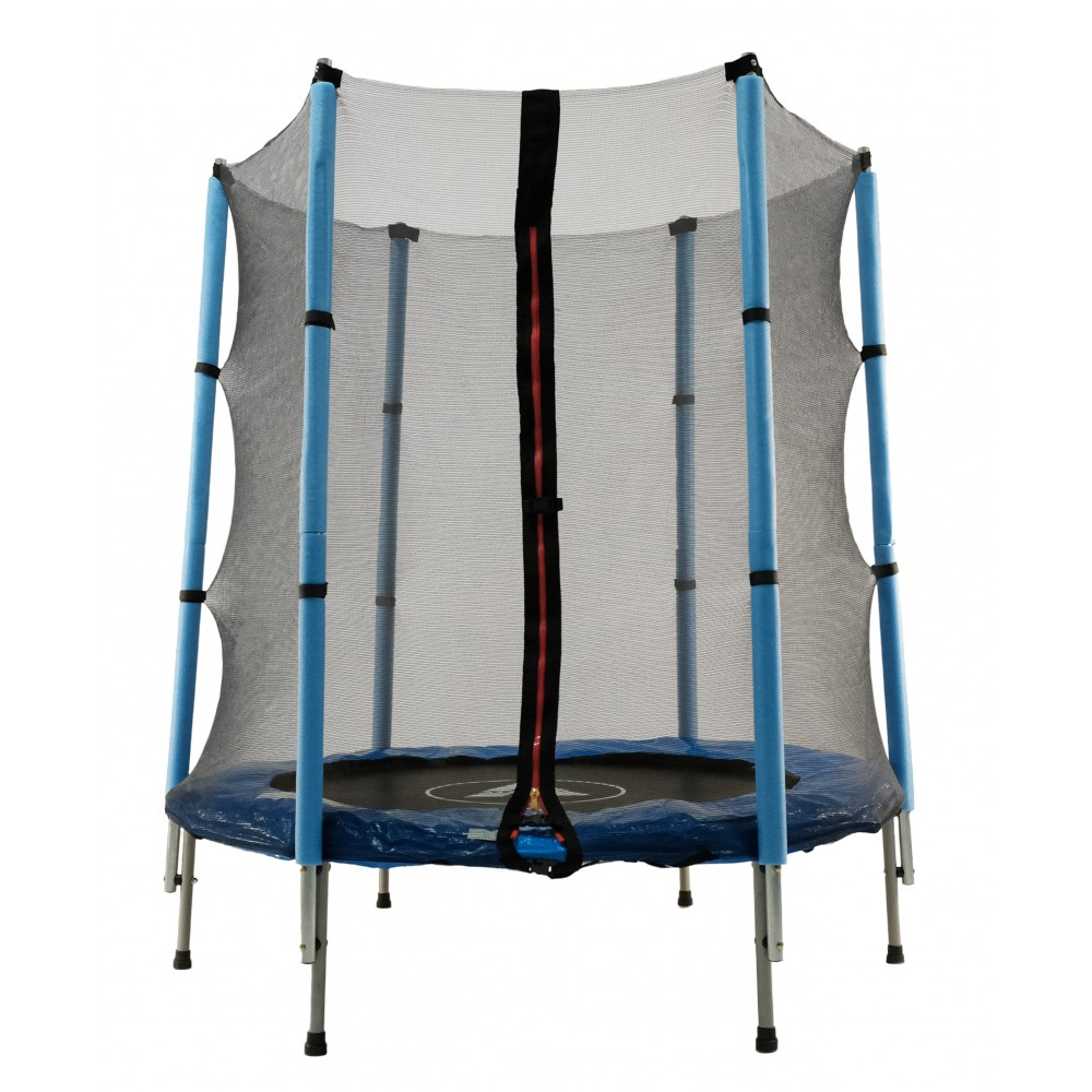 Батут спортивний ігровий 140 см Atleto з захисною сіткою Київ - фото 13