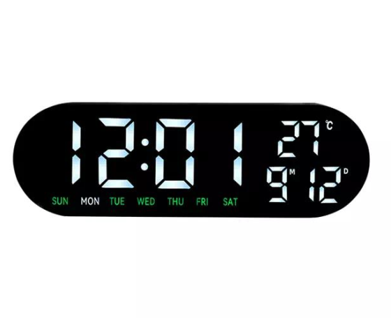 Годинник електронний VST-913-6, білий, температура, USB Дніпро