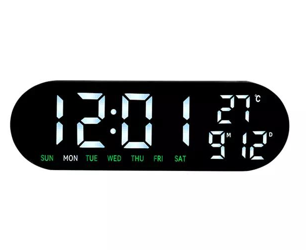 Годинник електронний VST-913-6, білий, температура, USB Дніпро - фото 1