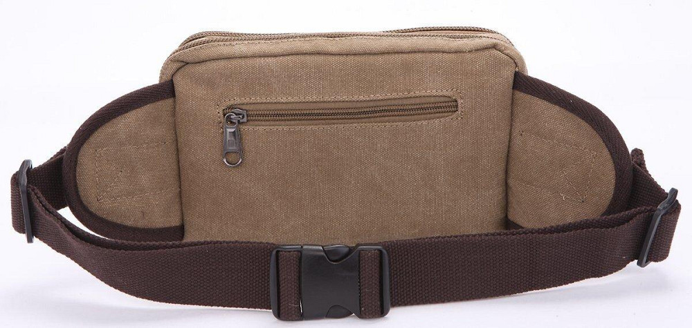 Бананка текстильная на пояс Vintage 20081 Хаки Киев - изображение 1