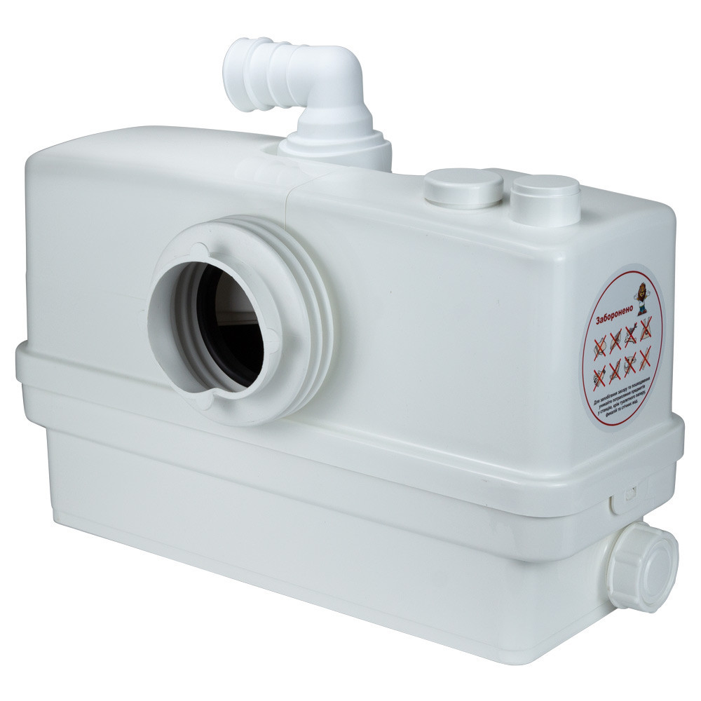 Станція каналізаційна 0.6кВт Hmax 8.5м Qmax 110л/хв 3 входу + фронтальний вхід 90мм LEO 3.0 WC601A (776914) Рівне - фото 7