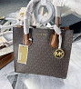 Жіноча сумка на плече Michael Kors Mercer brown LUX