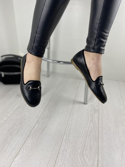 LEADER STYLE Туфлі жіночі LEADER STYLE 2967 чорні (весна-осінь, шкіра натуральна) (3381) лише 3 Коломия - фото 8