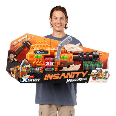 Игрушечное оружие Zuru Бластер X-Shot Insanity horrorfire Dread Hammer (36733) Винница - изображение 8
