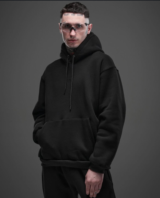 Костюм оверсайз Police on Fire – худі та джогери з принтом горить Пріус Чернівці - фото 5