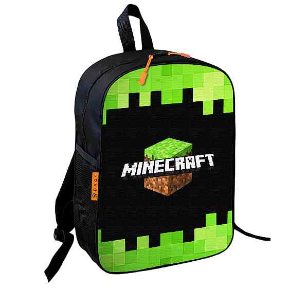 Шкільний рюкзак дитячий Minecraft + Сумка для взуття спортивної форми рюкзак-мішок для хлопчика (01708) Київ