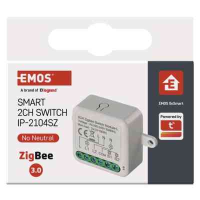 Модуль управління розумним будинком EMOS H5104 ZigBee 3.0 2-Channel (H5104) Вінниця