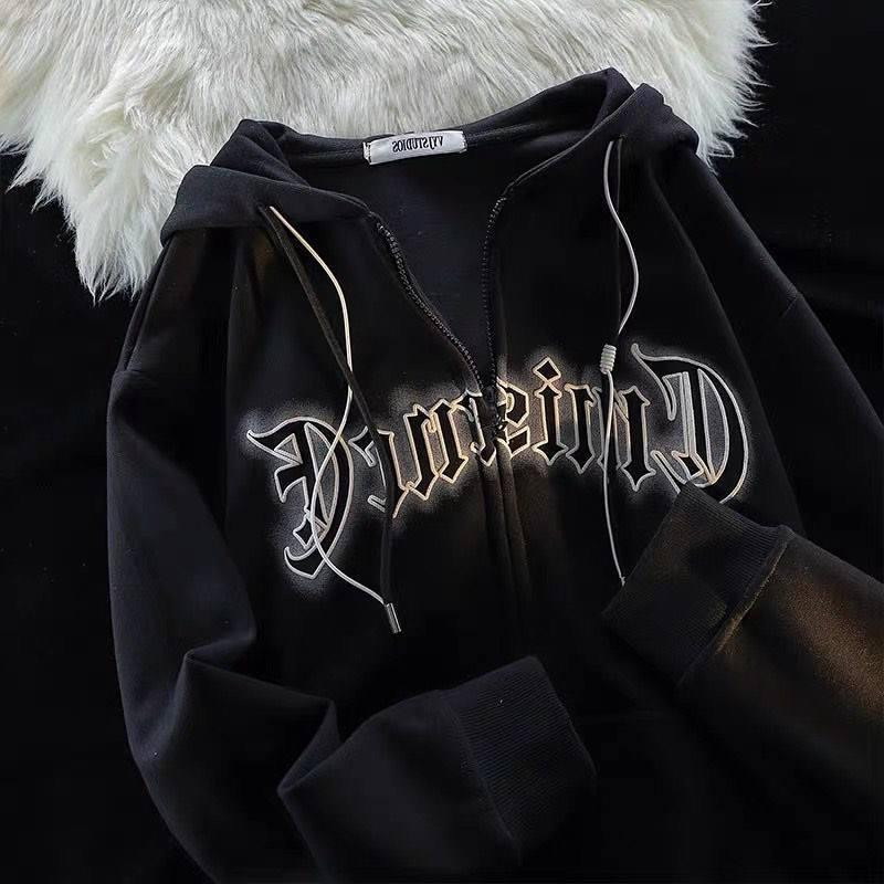 Жіноча тепла зіп худі оверсайз тринитка на флісі з накатом Одеса - фото 1