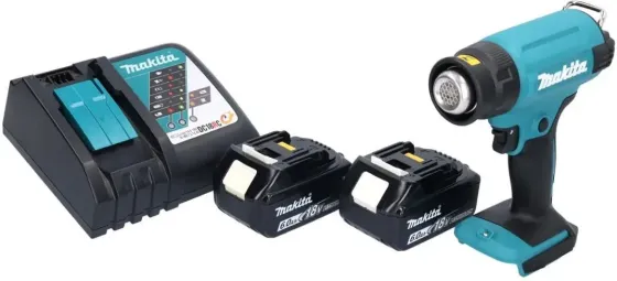 Makita Pistolet Na Gorce Powietrze Dhg 180 Rg 18 V 550 C + 2X Акумулятор 6,0 Ah Adowarka DHG180RG Київ
