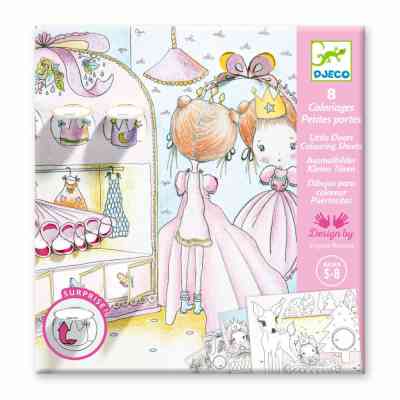 Набір для творчості Djeco Розфарбовування Маленькі віконця Пупі (DJ09699) Вінниця