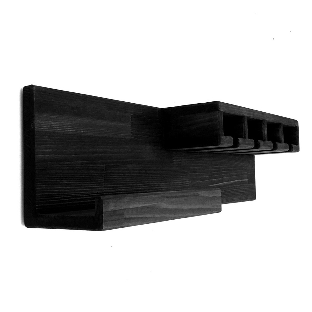 Настінна винна полиця "Каторі" венге Миколаїв - фото 3