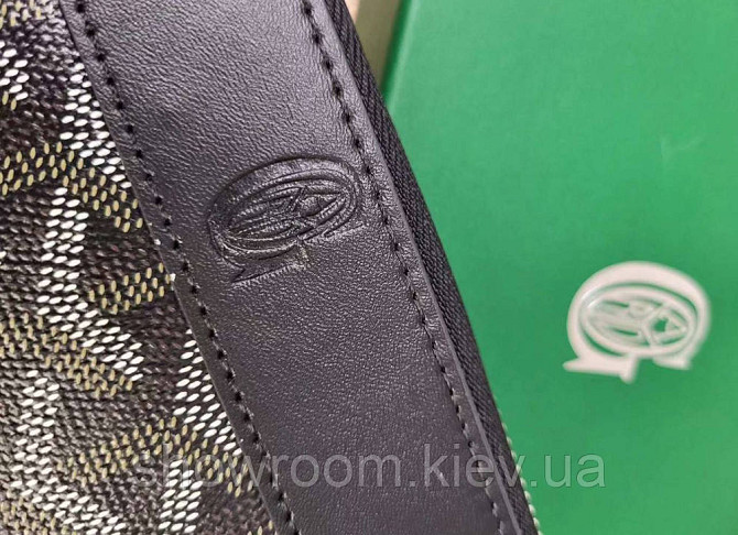 Гаманець на змійці Goyard (094) black Lux Київ - фото 4