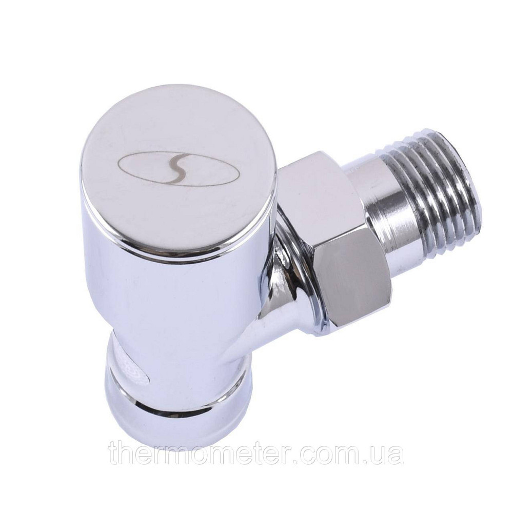 Кран вентильный угловой с американкой SOLOMON 1/2″ CHROM 1845 Киев - изображение 3