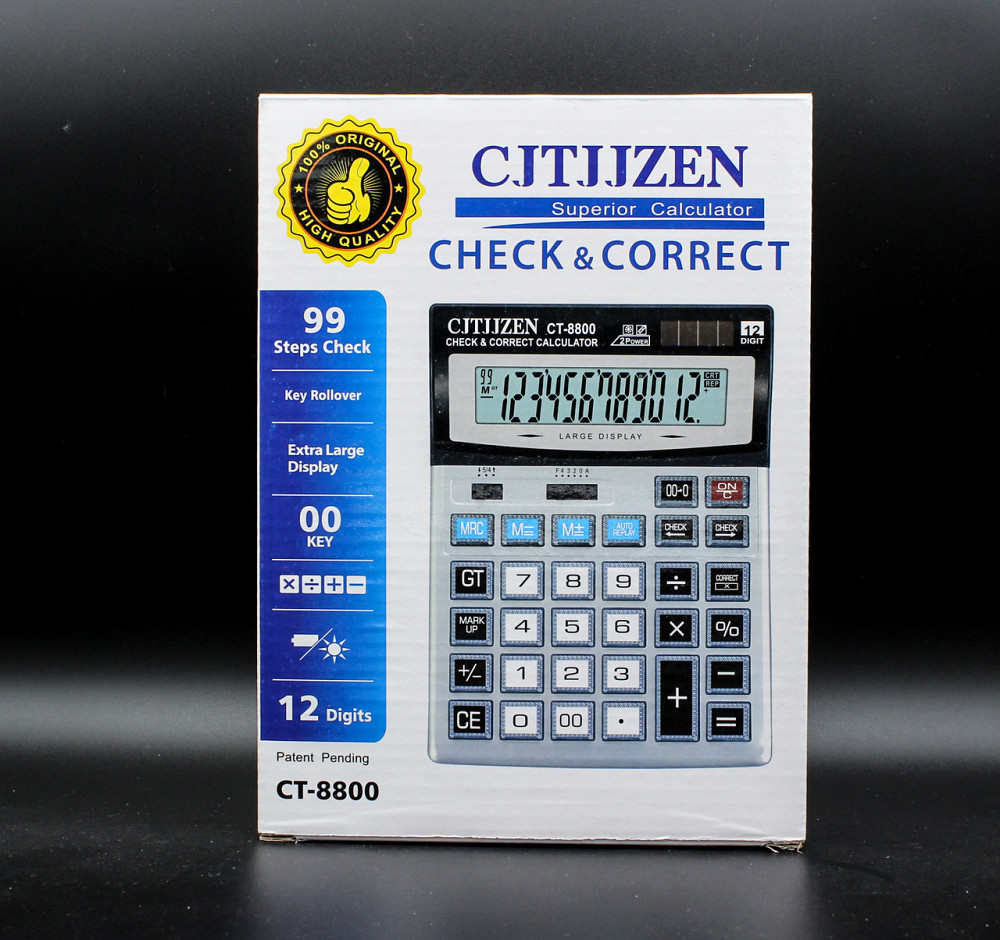 Калькулятор CJTJJZEN CT-8800 Дніпро - фото 3