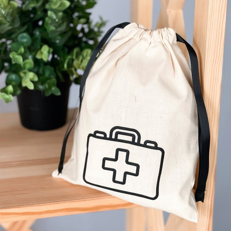 Мешок хлопковый для лекарств 19х23 см (Молочный) Сумы - изображение 1