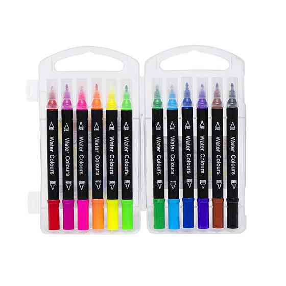 Дитячі Фломастери "Двосторонній" COLOR-IT 195-12 12 кольорів Вінниця