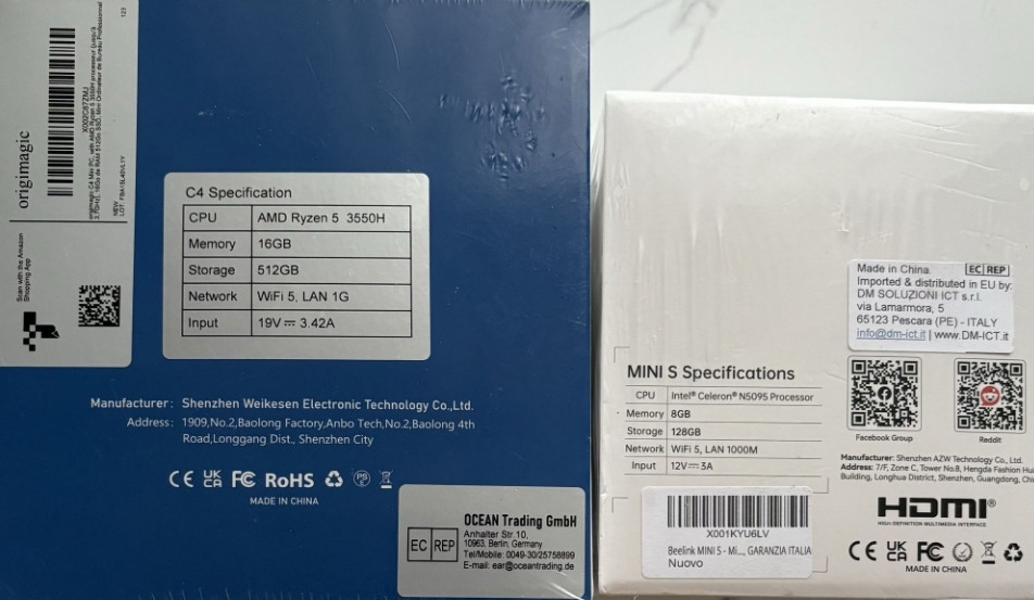 Оригинальные MINI PC новые упакованные. Харьков - изображение 1