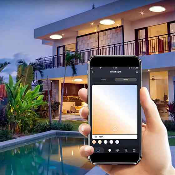 Світильник стельовий 24Вт,30см,з Bluetooth колонкою,RGB,Ceiling La,Smart SBR Київ