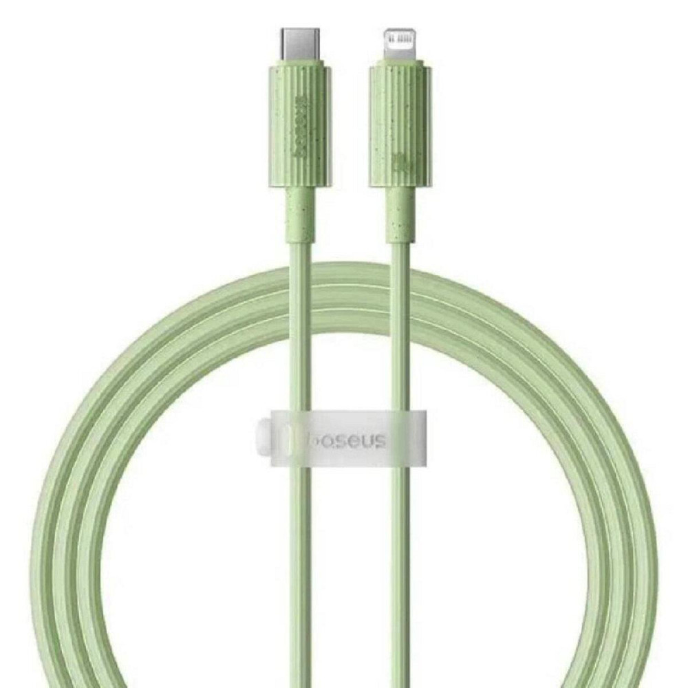 Кабель Type-C - Lightning Baseus Habitat Series швидке заряджання 20W 2m Natural Green P10360201631-01 Одеса - фото 1