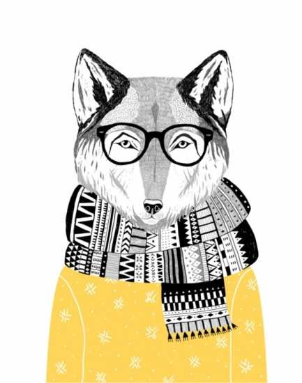 Постер в деревяном подрамнике на стену Fox 30х40 см Винница - изображение 2