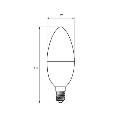 Лампочка EUROELECTRIC LED CL 9W 900Lm E14 4000K (LED-CL-09144(EE)) Винница - изображение 3