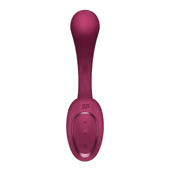 Вагинально-клиторальный вибратор Satisfyer G for Goddess 2 Wine Red, 2 мотора Львов