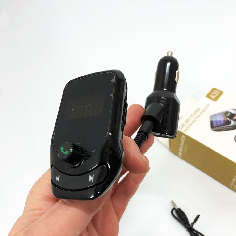 Адаптер в прикурювач для музики, Fm-модулятор з можливістю регулювання частоти, Fm трансмітер в машину KF-42 Івано-Франківськ - фото 7