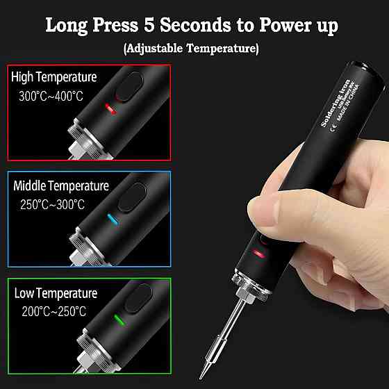 Паяльник аккумуляторный Soldering Iron 8W USB с 1 жалом Винница