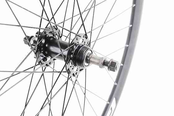 Колесо 27,5" заднє Disk-brake, обід та втулка 14Gx36H алюмінієві, під вільнобіг, кріпл. гайка, "GRAVITY" Київ