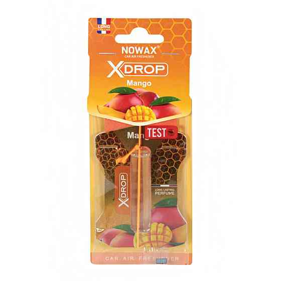 Ароматизатор целюлозний з капсулою Nowax серія X Drop - Mango Київ