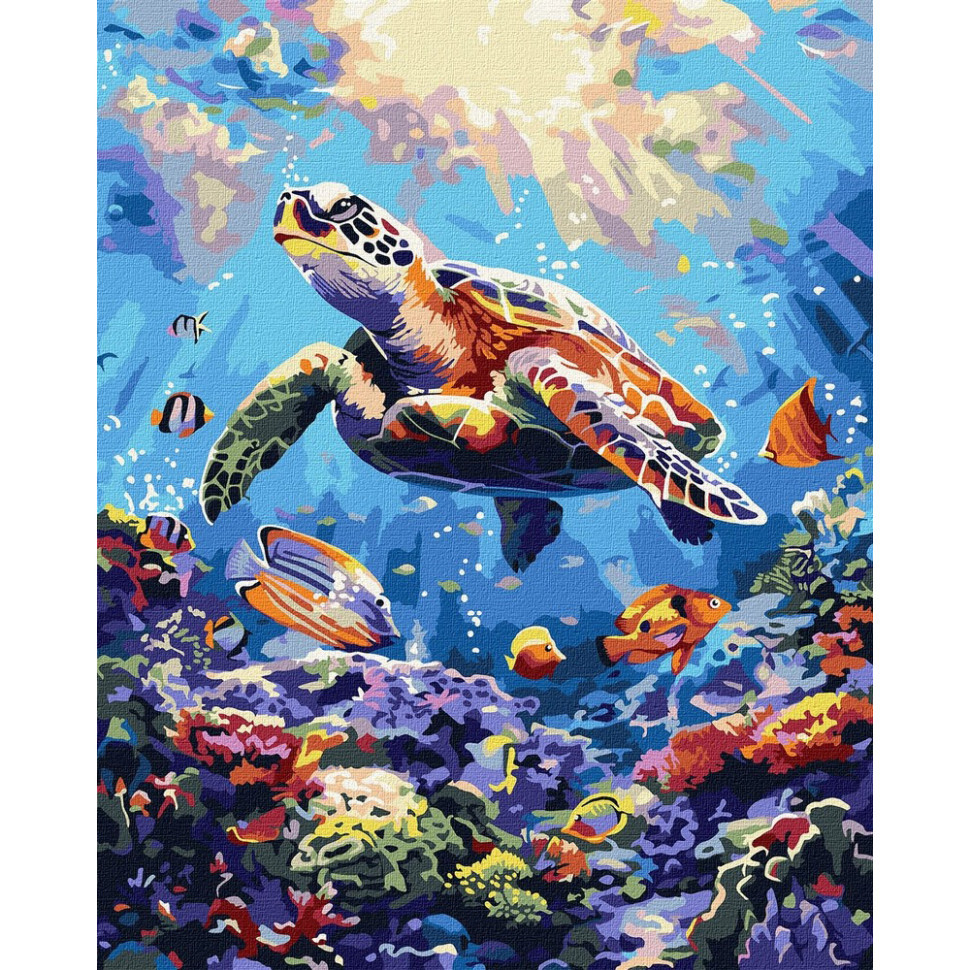 Картина за номерами "Морський спокій" ©art_selena_ua KHO6660, 40х50см Вінниця - фото 1