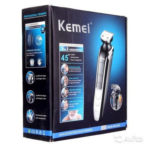 Стайлер набір для стрижки волосся і бороди KM 1832-a Київ - фото 9