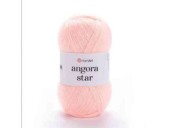 Пряжа Angora Star світлий персик 80% акрил 20% вовна 500м 100г 5шт/уп 204 ТМ YarnArt Київ