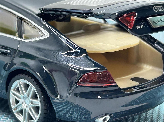 Машина металева Автопром Audi A7 Sportback світло звук відчиняються двері 1:32 Синя (68319) Чернігів - фото 10