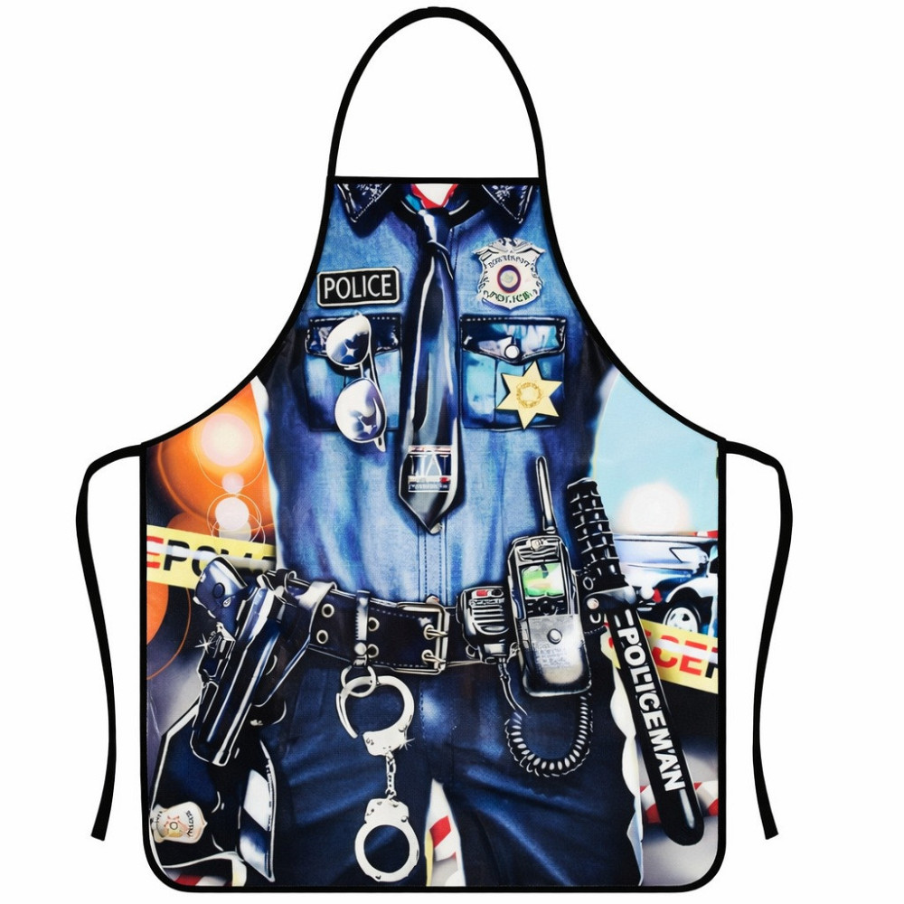 Фартук с приколом Полицейский 75 на 60 см разноцветный Киев - изображение 3