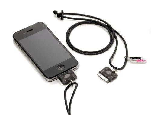 Шнурок Troika для iPhone 4/4S MUSE, чорно-сірий Рівне - фото 1