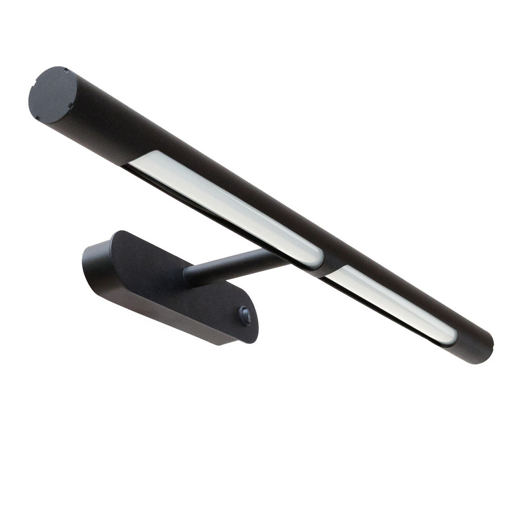 Світильник настінний 8w MSK Electric Linea підсвітка дзеркал/картина чорна 4000K NL 6113 BK Одеса - фото 2