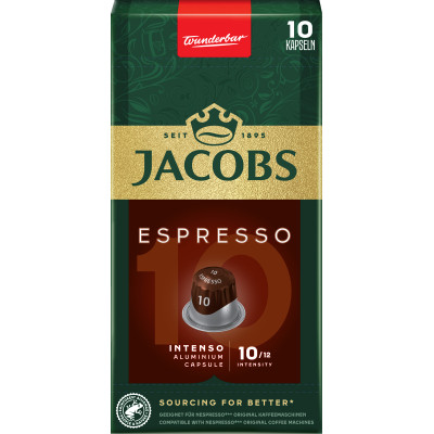 Кофе Jacobs Espresso 10 Intenso в капсулах совместимы с Nespresso 10 шт (8711000371183) Винница - изображение 9