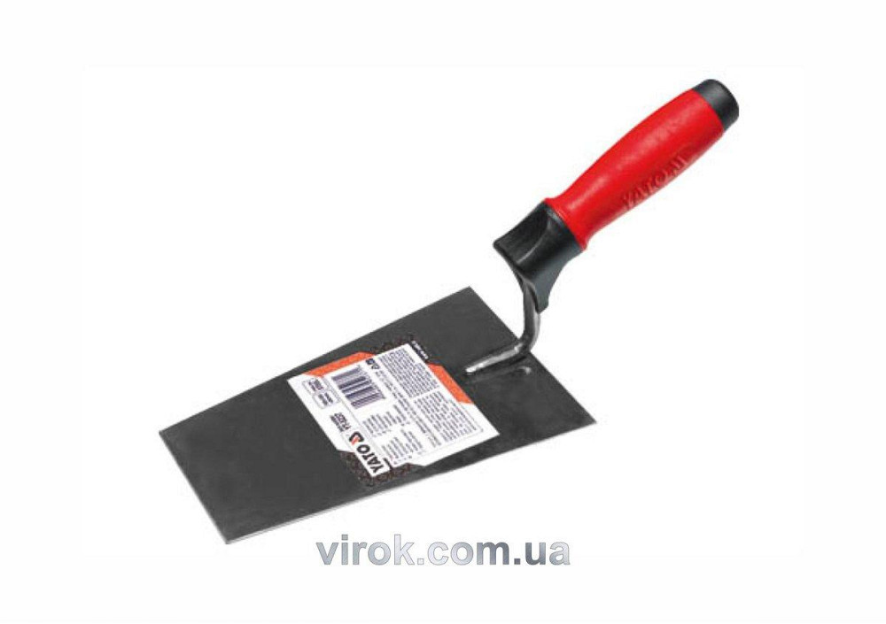 Кельма трапецевидна YATO : 180х120х80 мм. нержавіюча [10] Одеса - фото 1