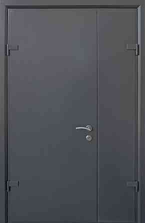 Вхідні металеві двері Страж TECHNO-DOOR 1200х2040 мм RAL 9975 графіт Праві Київ