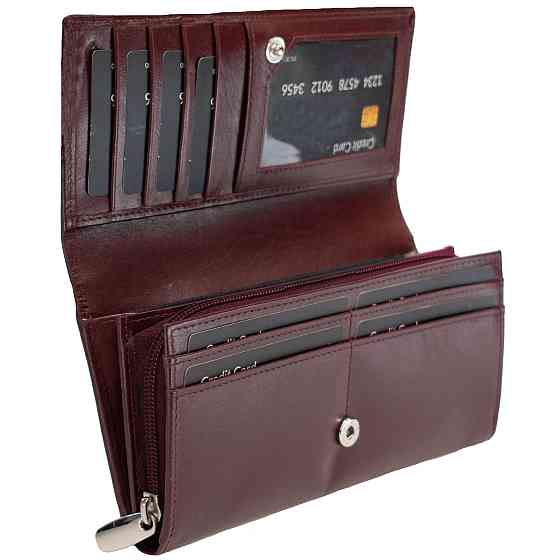 Кошелек женский кожаный Semi Line RFID Dark Red (P8264-2) Винница