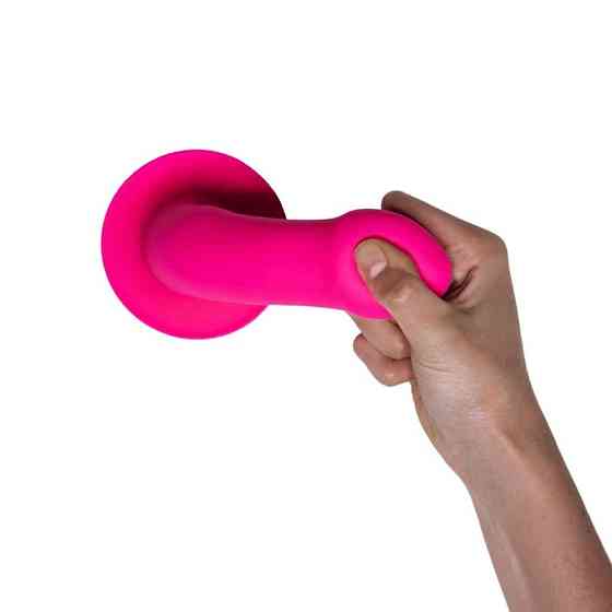 Фалоімітатор термореактивний Adrien Lastic Hitsens 2 подвійний щільності, на присосці, рожевий Sex Aura Київ