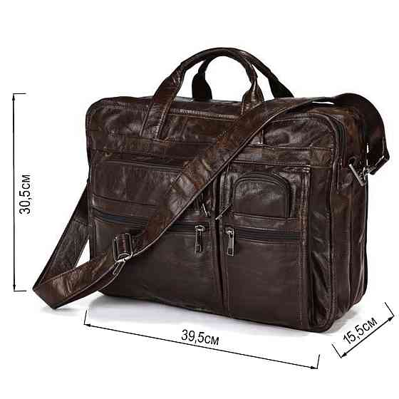 Сумка мужская Vintage 14056 Коричневая Киев