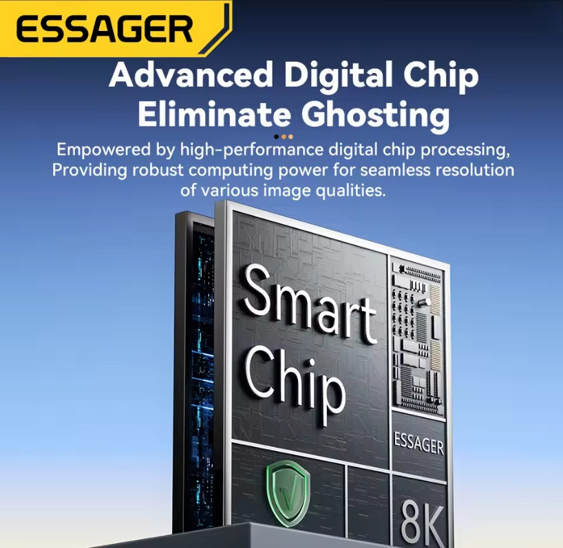 Essager адаптер Type-C на HDMI 4K 60Hz для ПК і ноутбука високошвидкісна передача відео Миколаїв - фото 2