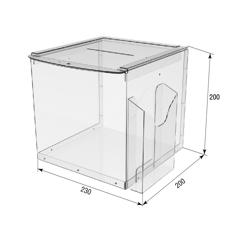 Скринька для пожертвувань EKOSTAR 230х200х200 Київ - фото 4