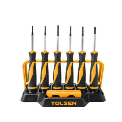 Набір викруток Tolsen для точних робіт 8 шт. SL1,5;2,0;2,5 PH000;00; 50 мм (20193) Вінниця - фото 1