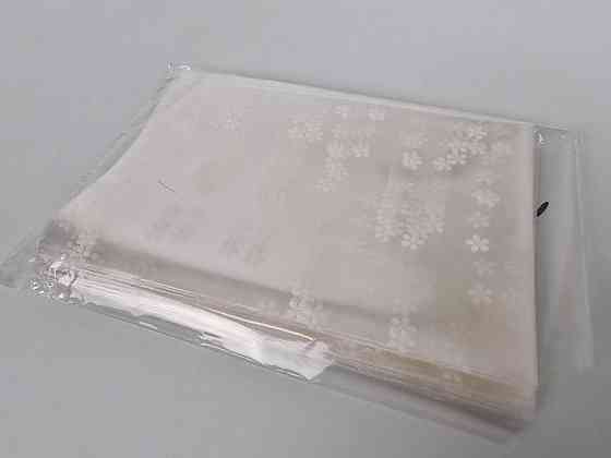 Пакет із малюнком для пакування подарунків (10*15) No47 (ажурний) "Ромашка" (100 шт.) Харків