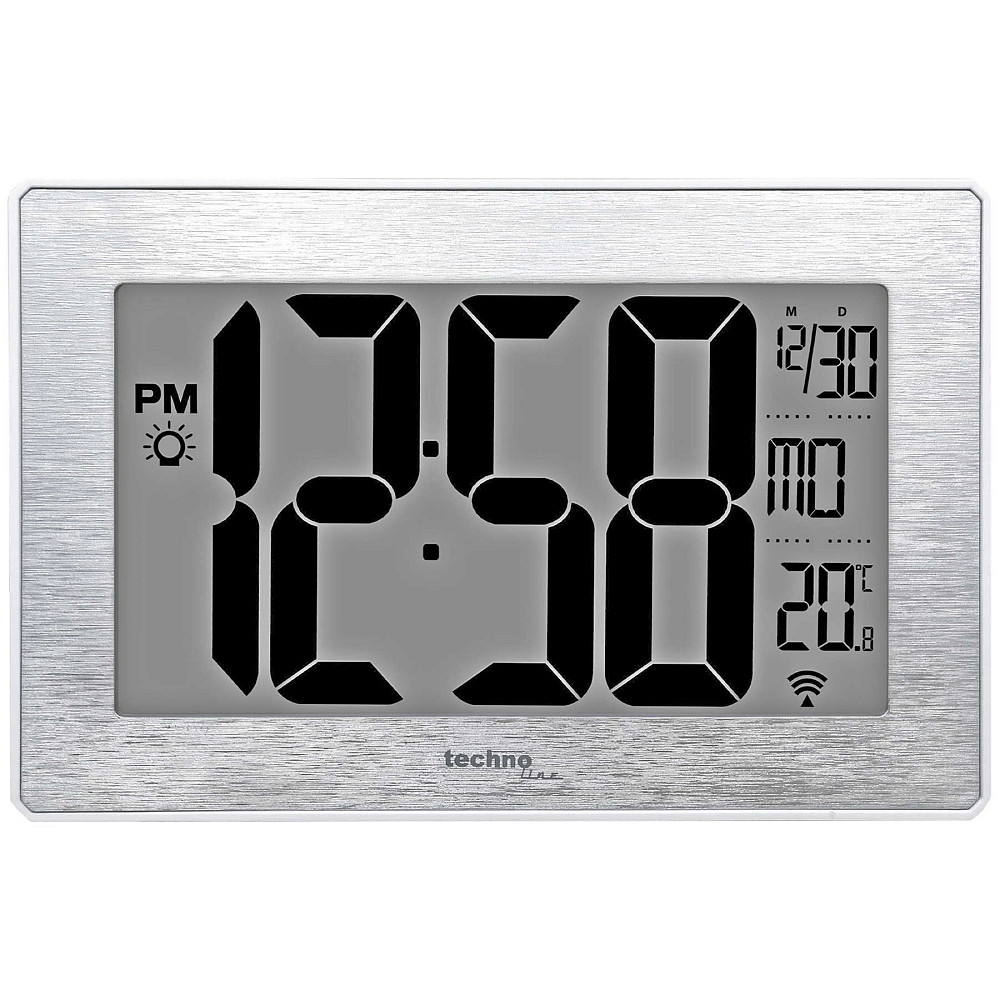 Годинник настінний Technoline WS8019 Silver (WS8019) Київ - фото 2