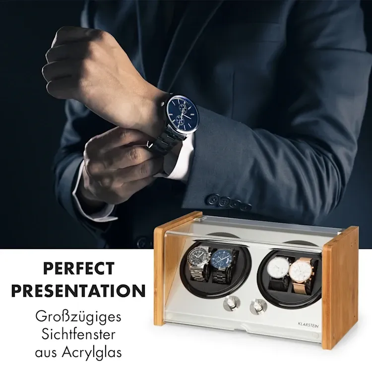 Скринька ротатор ротомат Klarstein Hanoi 4 для підзаводу 4-х годинників Німеччина Уцінка Дніпро - фото 7